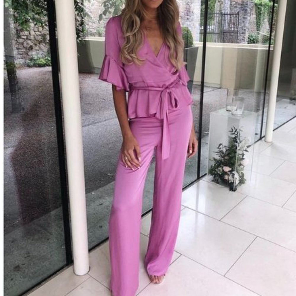 Satin Pant Set
